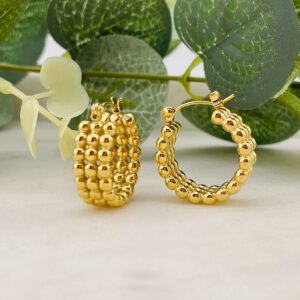 گوشواره مهره طلا