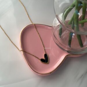 گردنبند سیاه قلب