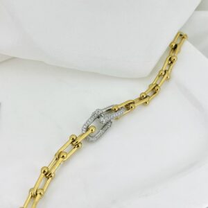 دستبند تیفانی نگینی